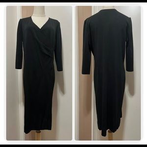 Ming Wang faux wrap dress